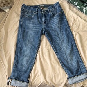 Burberry Classic Blue Denim Capris
